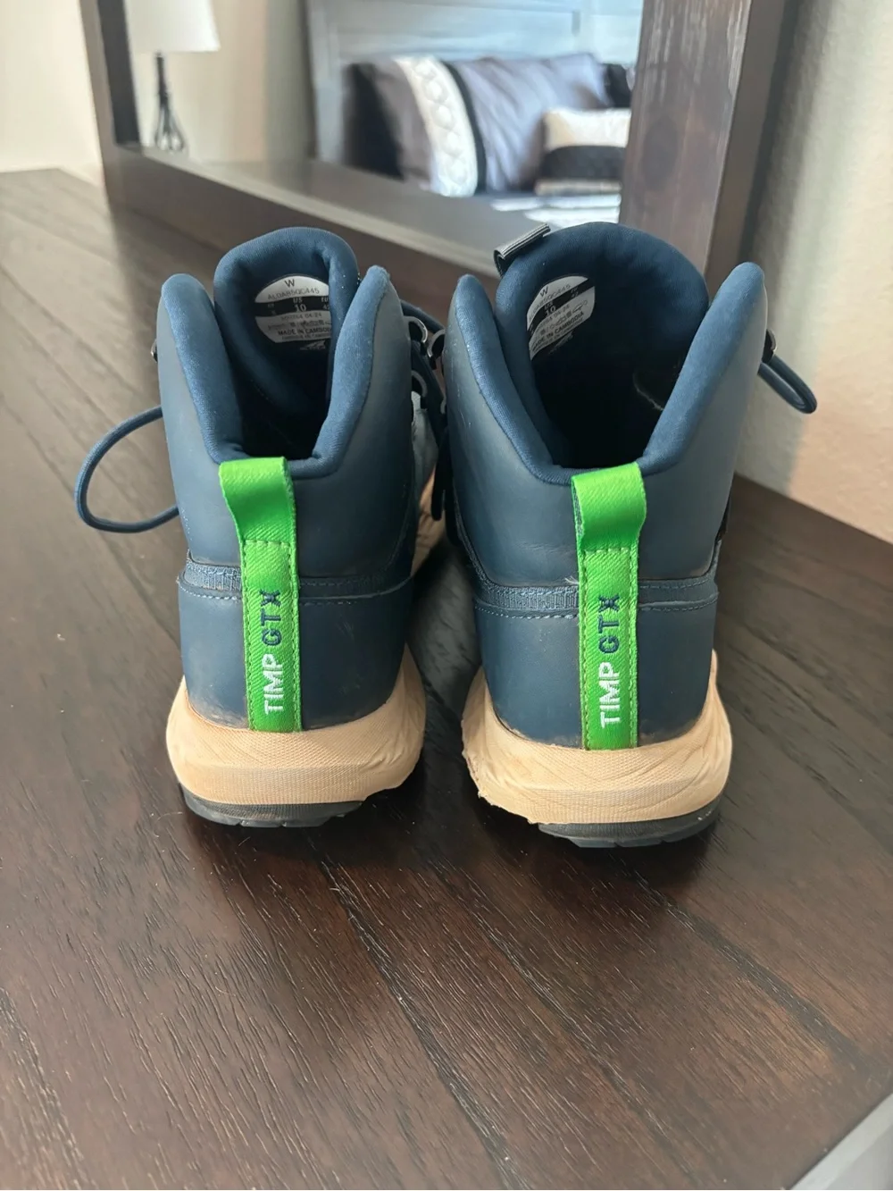 Altra Timp Hiker GTX Navy Hiking Boots Womens 10 Waterproof